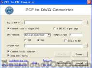 PDF to DXF Converter (PDF to DWG) screenshot